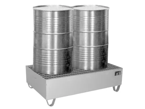 Opvangbak 2X 224L Opvangvol. 224L Rvs H X B X D 360X 1200X 800Mm