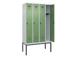 locker,HxBxD 2120x1200x500mm,4vak,vak B 300mm,draaigrendel