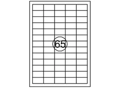 Etiket Quantore 38.1mmx21.2mm 6500 stuks