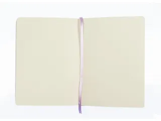 Schetsboek Kangaro A5 violet PU HC 80 blad 140gr roomwit met elastiek - 4