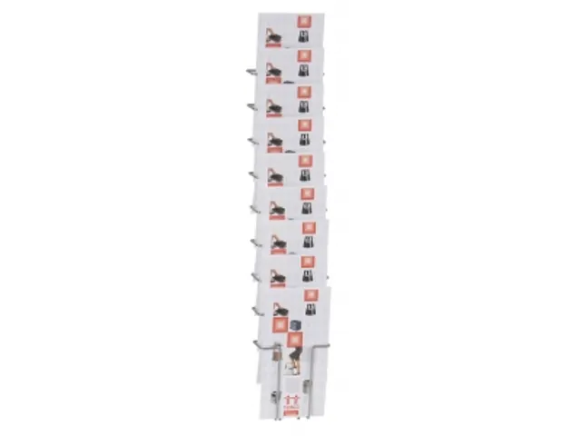Folderrek Twinco A5 9 Compartimenten Grijs