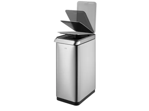Afvalbak Touch Bar 30 Liter Mat Rvs
