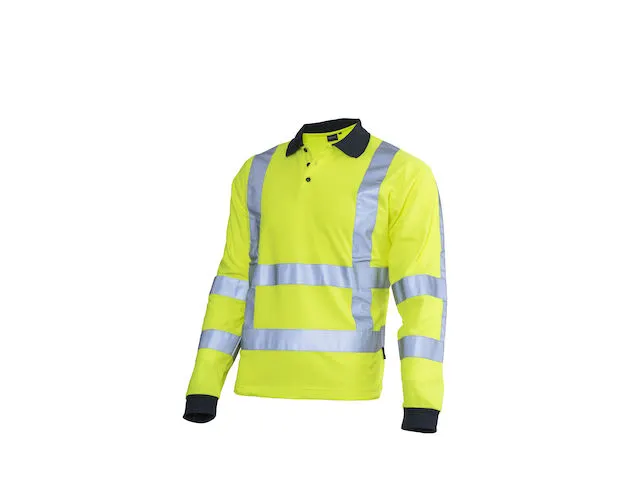 Poloshirt Infra-line RWS Lange Mouw Fluorgeel, Maat 7EL