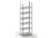 Rayonnage À Boulonner Départ Hxlxp 1850X754X304Mm 6Tablettes