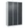 locker,HxBxD 1850x1200x500mm,3vak,vak B 400mm,draaigrendel