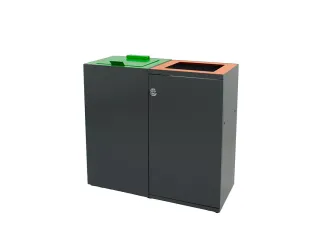Modulaire afvalscheidingsunit 90 liter Donkergrijs - 6