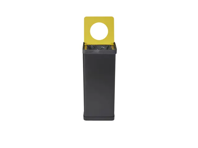 PBCORBN Recyclingbak Plastic 50 L. zwart / geel