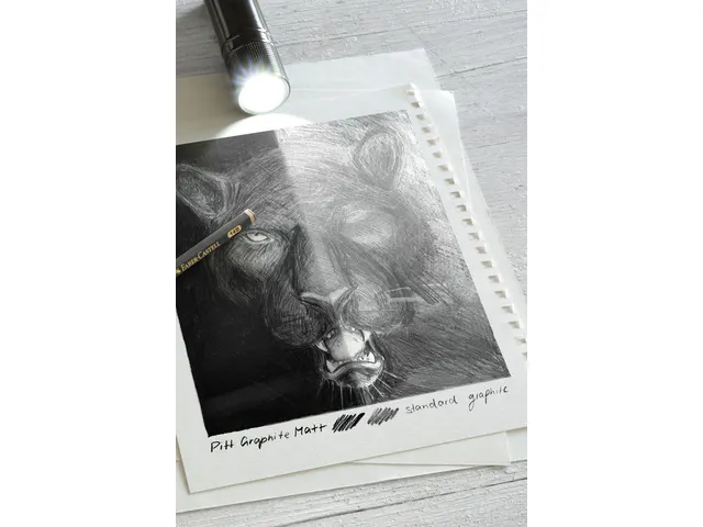 Crayon graphite Faber-Castell Pitt Mat ensemble 4 crayons. 2B,6B,10B,
