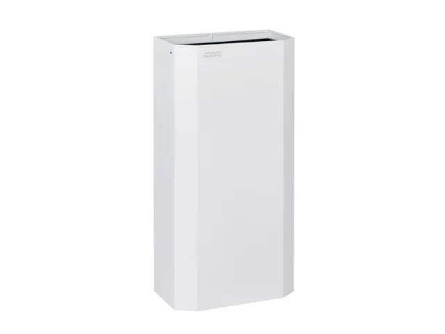 Poubelle ouverte acier 40 litres Blanc