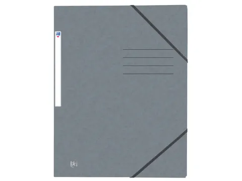 Elastomap Oxford Top File+ A4 grijs