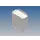 Aluminium Behuizing - WIT - 110x105.9x45.8mm - Met Flens