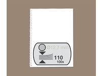 Draadrug GBC 12.5mm 34-rings A4 zilver 100stuks