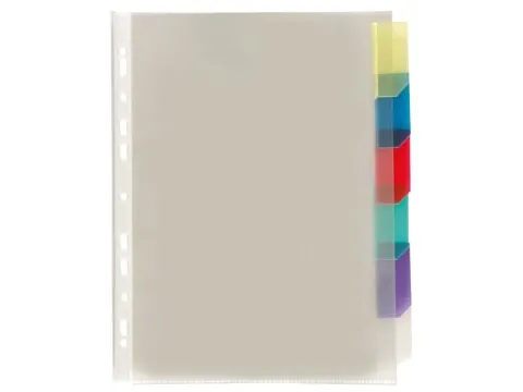 Viquel Geperforeerde Showtas Met 6 Tabs 0.09mm 11-Gaats