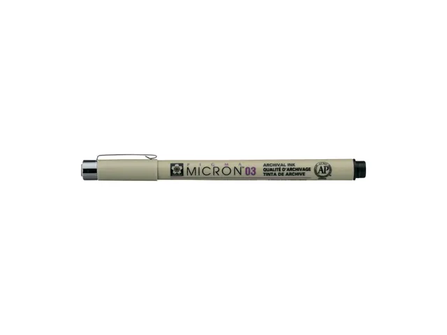 Fineliner Sakura pigma micron zwart 0.35mm