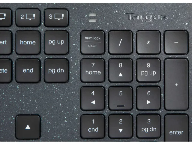 Clavier sans fil Targus EcoSmart Bluetooth QWERTY Espagnol noir