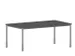 In hoogte verstelbaar bureau,HxBxD 720-840x1800x1000mm,MS-donkergrijs