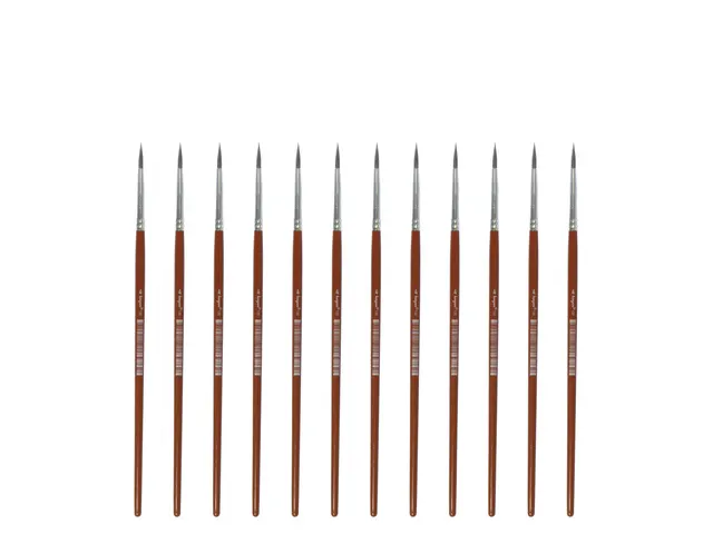 Penseel Kangaro Serie 120 rond Nr. 4 geitenhaar doos 12 stuks