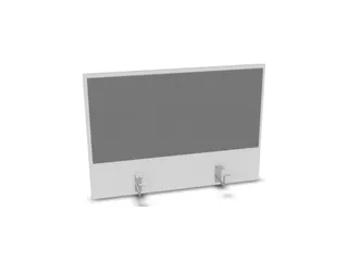 opzetpaneel,v. bureau,aanbouw achter,B 800mm,Bl-wit,BN8078-grijs - 1