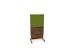 scheidingswand,HxB 1545x800mm,NP-tiepolo nut,BN7048-groen
