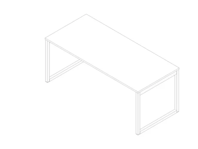 bureau,HxBxD 730x1800x800mm,blad wit,sledeframe wit