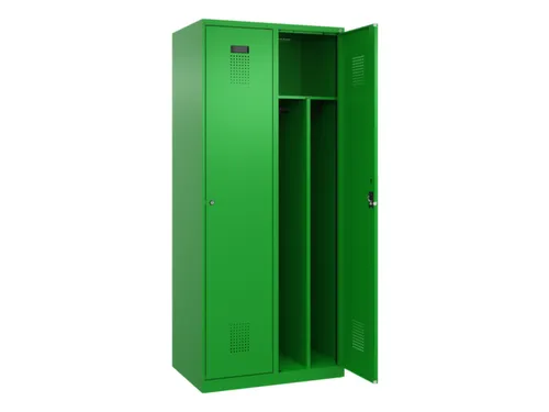locker voor scheiding van kleding,HxBxD 1850x800x500mm,2vak