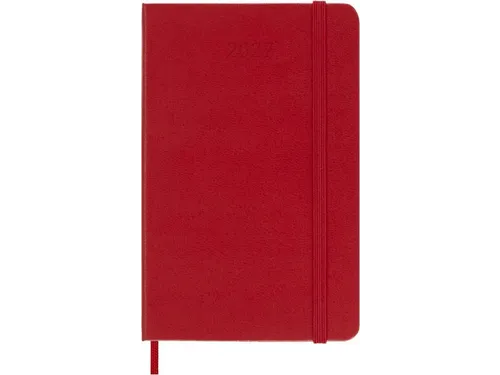 Agenda 2027 Moleskine 12M Weekly 7dag/1pagina pocket hc scarlet red