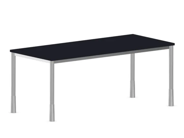 In hoogte verstelbaar bureau,HxBxD 720-840x1800x800mm,CC-zwart