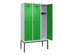 locker,HxBxD 2120x1200x500mm,3vak,vak B 400mm,draaigrendel