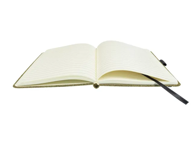 Carnet de notes Kangaro A5 liège ligné 96 feuille 80 gr blanc crème