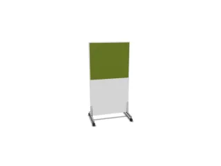 scheidingswand,HxB 1545x800mm,Bl-wit,BN7048-groen - 2