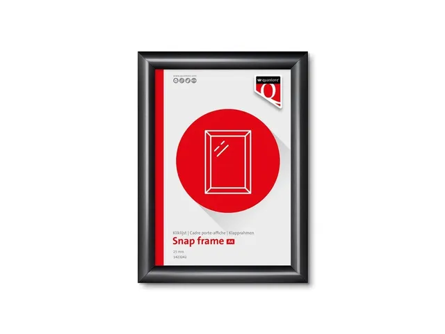 Kliklijst Quantore A4 25mm zwart