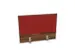 panneau de rehausse,p. table de bureau,NP-noyer Tiepolo,BN4011-rouge