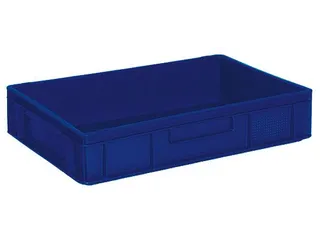 Euronorm Stapelkrat Pe 120x600x400mm 23liter Blauw - 1