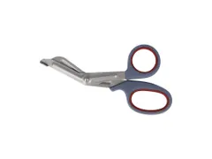 Softgrip schaar 180mm First Aid Only grijs/rood