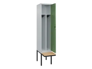 locker voor scheiding van kleding,HxBxD 2120x400x815mm,1vak - 2