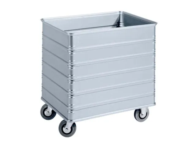 aluminium bakwagen,laadvl. LxB 700x560mm,230l,HxLxB 760x740x600mm