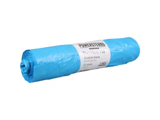 PowerSterko Afvalzak Blauw Gerecycled LDPE T30 70x110cm 300 Stuks - 1