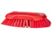 Vikan Hygiene extra grote handborstel extra harde vezels 230mm Rood