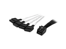 1m Interne Mini-SAS naar SATA kabel SFF-8643 naar 4x SATA