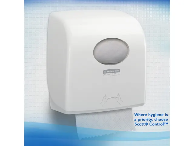 Handdoekrol Scott Slimroll 1-laags 165m wit 6623