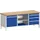 werkbank met opbergruimte,HxBxD 840x2000x750mm,beukenblad