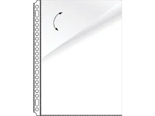 Showtas Kangaro A4 23-Gaats Pp 0.18mm Glad 2 Zijden Open - 1