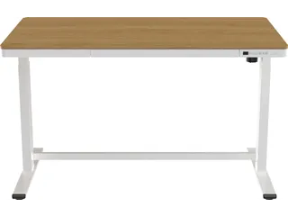 Zit-Sta Werkplek 140cm Whitewash eiken Elektrisch Verstelbaar - 2