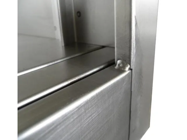 Schuifdeurkast Hxbxd 1000x1000x500mm 2 Oh Ral7035 Front Ral7035