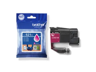 Inktcartridge Brother LC-521M rood - 4