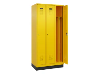 locker voor scheiding van kleding,HxBxD 1950x900x500mm,3vak - 1