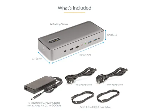 Dual-laptop USB-C KVM docking station dual 4K 60Hz DisplayPort dock
