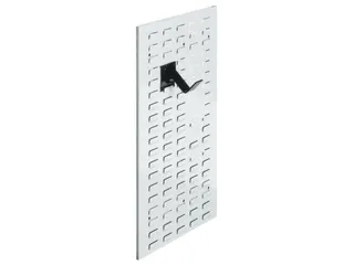 Gesleufde Plaat Staal Hxb 2000x450mm Staand Ral 9010 Zuiverwit - 2