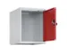 opzetkast,v. locker,1vak.,vak B 400mm,HxBxD 500x400x500mm,draaigrendel