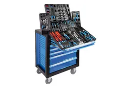gereedschapswagen,met uitrusting,HxBxD 970x762x460mm